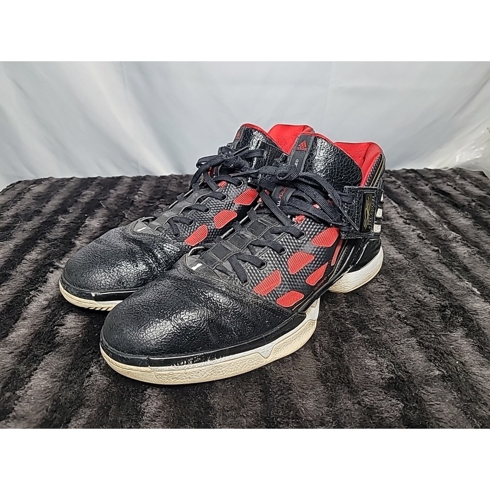 adidas adiZero Rose 2 Black G22887 Size 15 Chicago Bulls Derrick Rose 2011